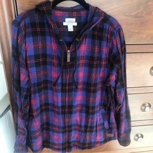 LL Bean Flannel Jacket - LG